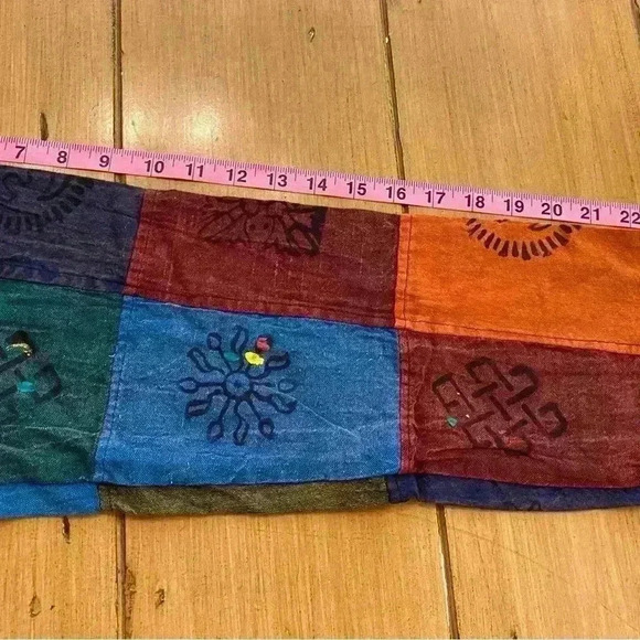 Shop Holic Women's Nepal Cotton Patchwork Handmade Shirt medium oversized - Picture 8 of 13